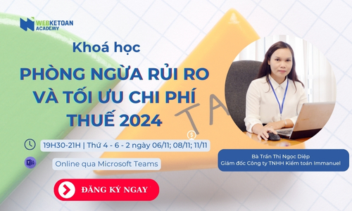 Phòng ngừa rủi ro và tối ưu chi phí thuế 2024