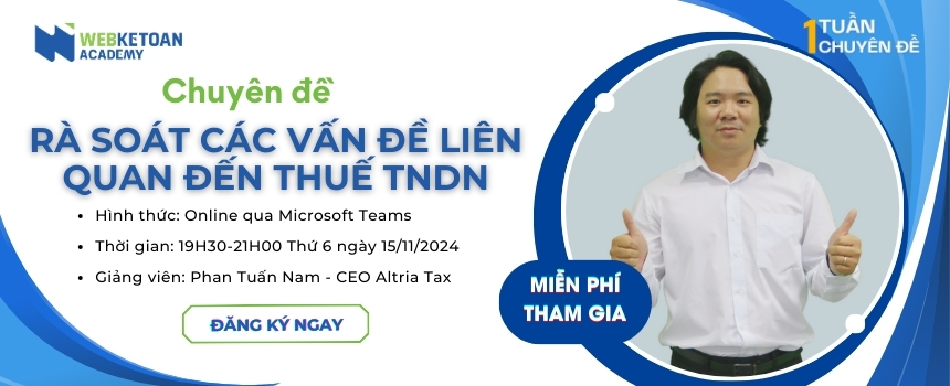 Rà soát những vấn đề liên quan đến thuế TNDN